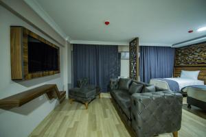 Posezení v ubytování Fidanoglu Suite Hotel