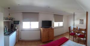 Kuchyň nebo kuchyňský kout v ubytování Arthouse Apartment