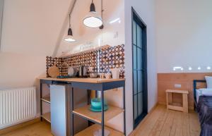 A kitchen or kitchenette at Kazbegi View