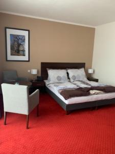 Voodi või voodid majutusasutuse Wellness hotel Harmonie Třeboň toas