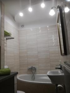 Kúpeľňa v ubytovaní Apartman Őri