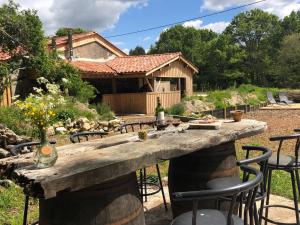 Zahrada ubytování LES VACANCES AUX CERCINS