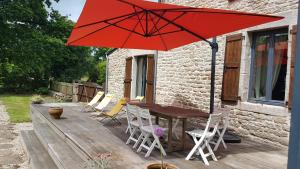 Patio nebo venkovní prostory v ubytování le jardin des chênes