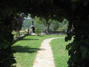 A garden outside Casas Cleto - Laspuña