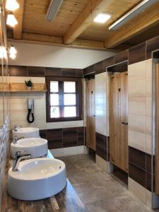 A bathroom at Camp PACHO