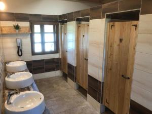 A bathroom at Camp PACHO