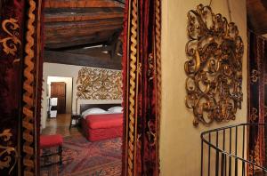Postel nebo postele na pokoji v ubytování Château de Bagnols