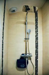 グジャン・メストラにあるLa Hume Vacancesのバスルーム(シャワー、シャワーヘッド付)が備わります。