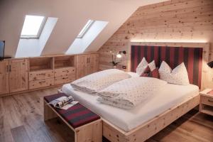 Posteľ alebo postele v izbe v ubytovaní Penthouse Chalet Pichlerhof