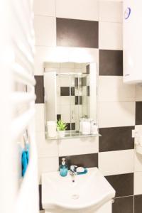 Baðherbergi á Apartman SREBRNA PAHULJA