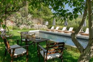 Zahrada ubytování Boutique Villa Kalliope