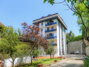Budova, kde se aparthotel nachází