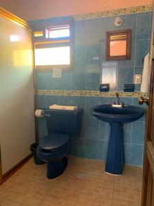 Ein Badezimmer in der Unterkunft Posada Sancris