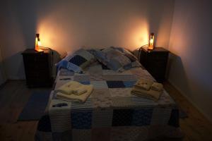 Krevet ili kreveti u jedinici u okviru objekta Casa da Guida