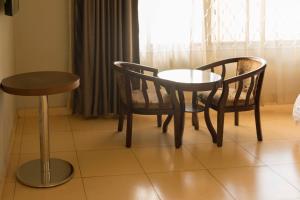 Predel za sedenje v nastanitvi Easy View Hotel Mbarara