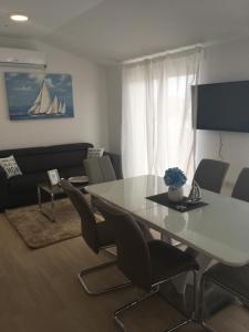 TV a/nebo společenská místnost v ubytování Luxury Apartments Vučinić Pirovac