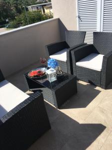Posezení v ubytování Luxury Apartments Vučinić Pirovac