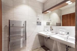 Koupelna v ubytování Hotel Viktor