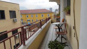En balkong eller terrass på Central Apartments Shoshi