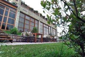 Vonkajšia záhrada v ubytovaní Hotel Aria