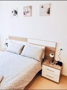 Postel nebo postele na pokoji v ubytování Las Terrazas de la Torre