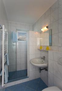Koupelna v ubytování Landhaus Gastein