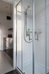 Koupelna v ubytování Modern studio in the heart of the city + 7 fotografií