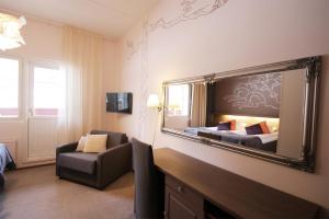 TV a/nebo společenská místnost v ubytování Hotel Hullu Poro