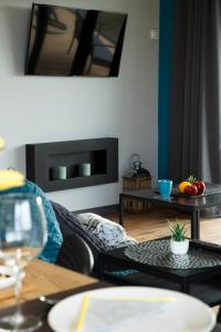 Posezení v ubytování Apartament Gardenia No.1