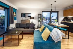 Posezení v ubytování Apartament Gardenia No.1