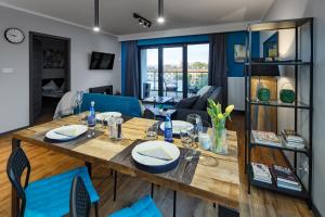 Posezení v ubytování Apartament Gardenia No.1