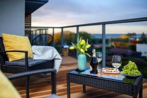 Balkón nebo terasa v ubytování Apartament Gardenia No.1