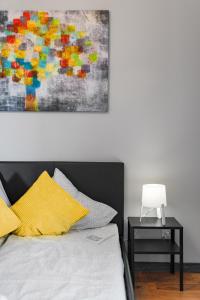 Postel nebo postele na pokoji v ubytování Apartament Gardenia No.1