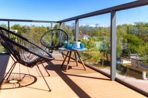 Balkón nebo terasa v ubytování Apartament Gardenia No.1