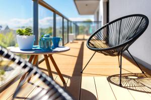 Balkón nebo terasa v ubytování Apartament Gardenia No.1