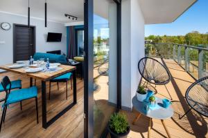 Balkón nebo terasa v ubytování Apartament Gardenia No.1