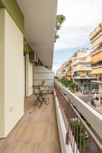 Μπαλκόνι ή βεράντα στο Wide Comfy Studio Apartment Centrally Located In Thissio