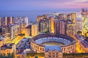 Výhľad na mesto Malaga alebo výhľad na mesto priamo z apartmánu