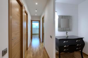 A kitchen or kitchenette at Plaza Europa Fira Gran Via