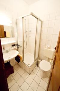 Koupelna v ubytování Hotel Garni Am Klostermarkt