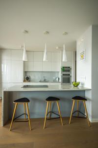 Köök või kööginurk majutusasutuses Easy Apartments Kielce