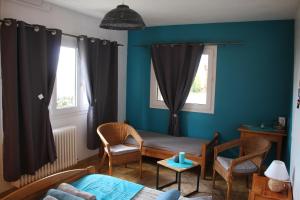 Posezení v ubytování Chambre d'hote de la Fage