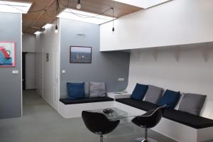 Posezení v ubytování Boathotel Rotterdam Wilhelmina