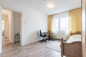 Ein Sitzbereich in der Unterkunft Private Apartment