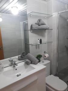 Ett badrum på Harbour Apartment