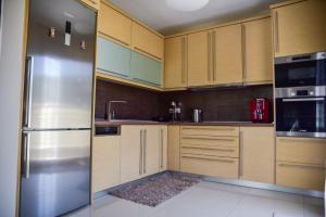 Kuchyň nebo kuchyňský kout v ubytování Kavala Luxury House