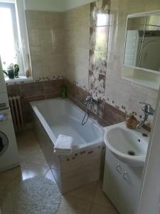 Koupelna v ubytování Penzion Flóra