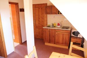 Kuchyňa alebo kuchynka v ubytovaní Schneeberg Apartmany