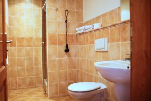 Kúpeľňa v ubytovaní Schneeberg Apartmany