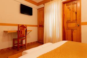 TV a/nebo společenská místnost v ubytování Casablanca Hotel Tula